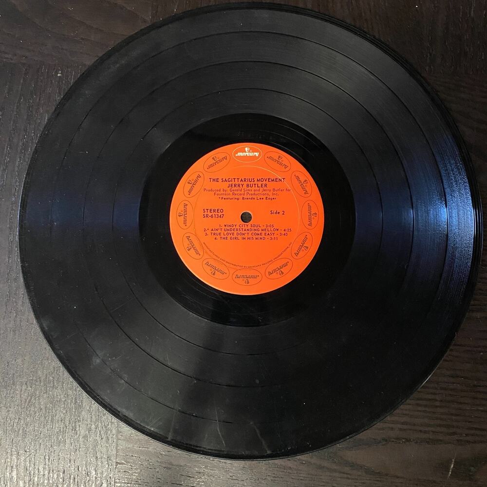 Jerry Butler The Sagittarius Movement Usa Press 1971 SR-61347 NO CASE
